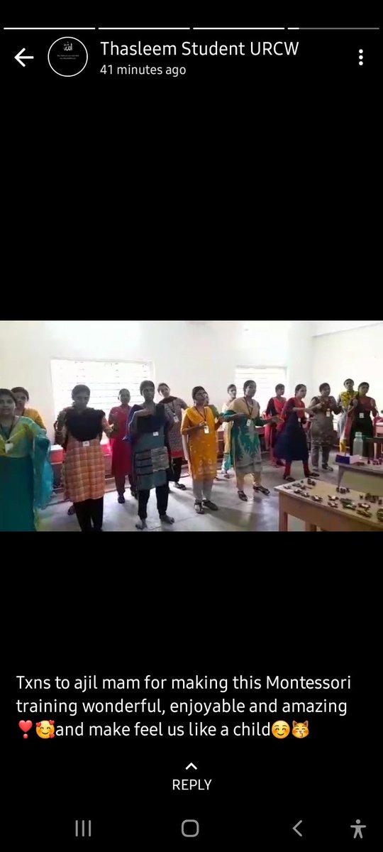 Ajil_thankam's tweet photo. I honestly believe I am a good teacher and my students loves me wholeheartedly when they update something like this ,though they know I don't watch their updates regularly 💝 #EnglishTeacher #esltrainer #indianteacher #montessori #trainer #happystudents https://t.co/rOAWeZ3UnC