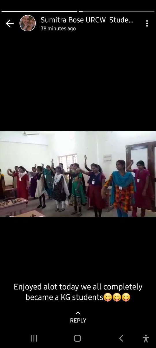 Ajil_thankam's tweet photo. I honestly believe I am a good teacher and my students loves me wholeheartedly when they update something like this ,though they know I don't watch their updates regularly 💝 #EnglishTeacher #esltrainer #indianteacher #montessori #trainer #happystudents https://t.co/rOAWeZ3UnC