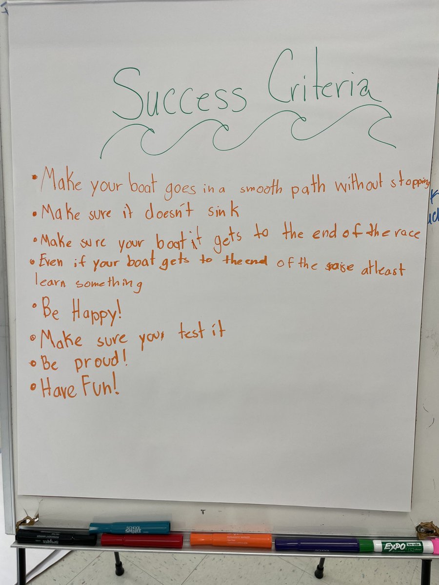 #HQILive3 Highlight! 7/8th grade students crafted their own success criteria #beproud #havefun #behappy #learnsomething ⛵️