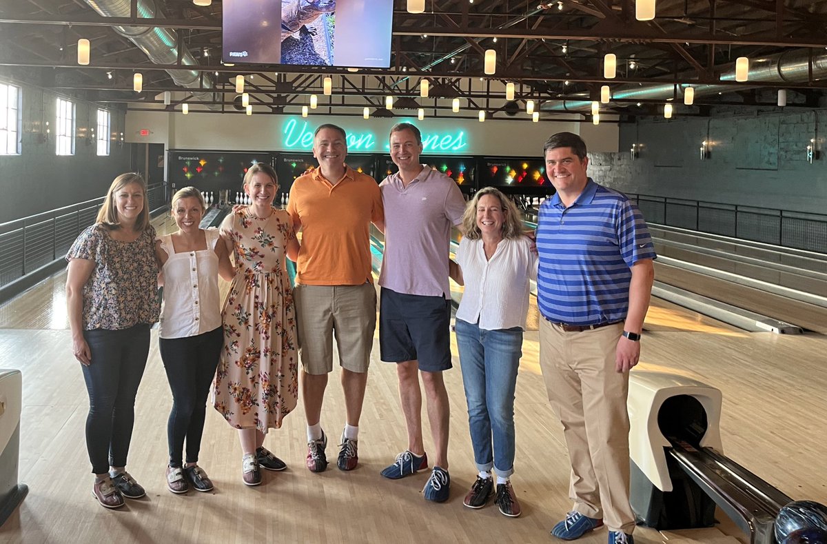 Had a great time bowling last night! Thanks to <a href="/NortonChildrens/">Norton Children's</a> for hosting! Don’t worry @UofLPeds, we won’t be quitting our day jobs!
#NICUwellness
#IgnoreTheTippyToes