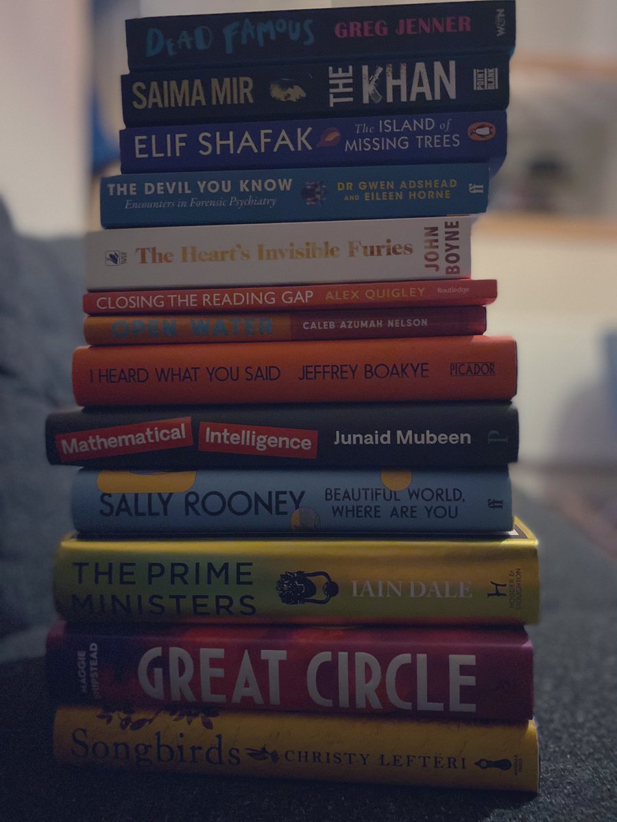 missradders's tweet photo. 🎶 ridiculously unachievable summer reading pile 🎶
2022 edition.
#onemoregetup https://t.co/pH7y6nui1l