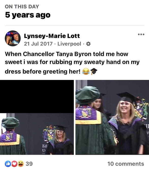 BinanceTop's tweet photo. @ProfTanya receiving my BSc Nursing Degree from you 2017 at Edge Hill Uni x https://t.co/AQCOclSE0f