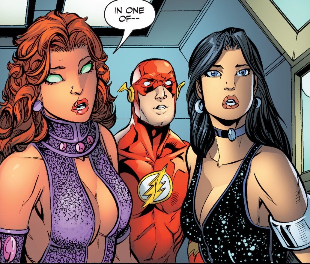 wally west, starfire &amp; donna troy

titans (2008) #10