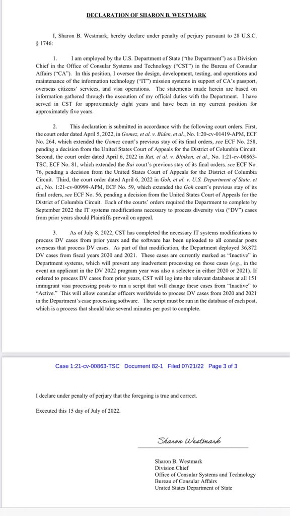curtismorrison's tweet photo. #DV2020 #DV2021 #Gomez #Rai #Goodluck update: Government reports IT system updates are ready. But we have questions. They don’t mention KCC and they pull this 36,872 number out of thin air.
We don’t know where they got that. We are asking. 1/2 https://t.co/7YLdjojPPG