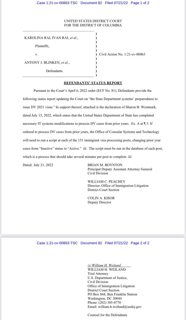 curtismorrison's tweet photo. #DV2020 #DV2021 #Gomez #Rai #Goodluck update: Government reports IT system updates are ready. But we have questions. They don’t mention KCC and they pull this 36,872 number out of thin air.
We don’t know where they got that. We are asking. 1/2 https://t.co/7YLdjojPPG