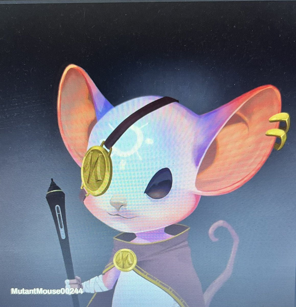 shizzle0110's tweet photo. @TammyGrabel @MutantNFTs #mutantmice #mutanttoads #mutantcrocs #NFTstaking dope artwork and an amazing community https://t.co/CkbR8fPQps