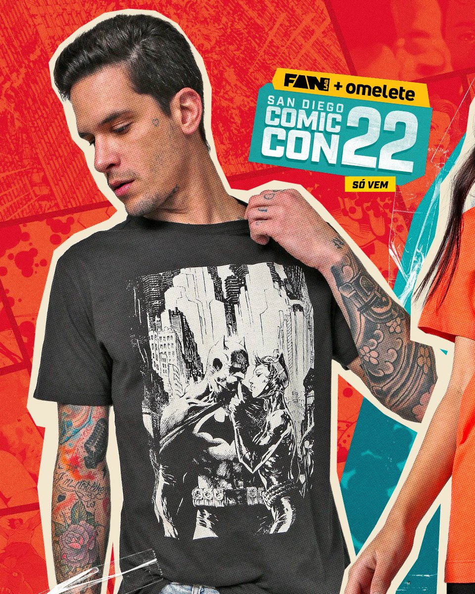 fanlab's tweet photo. Os looks para a cobertura ao vivo da #SDCC22 o time @omelete garantiu aqui na #FANLAB! Arrasta pro lado e dá uma olhadinha em algumas das peças escolhidas e depois conta aqui qual delas você usaria em um dos maiores eventos geeks do planeta? https://t.co/q8pZduUwNK