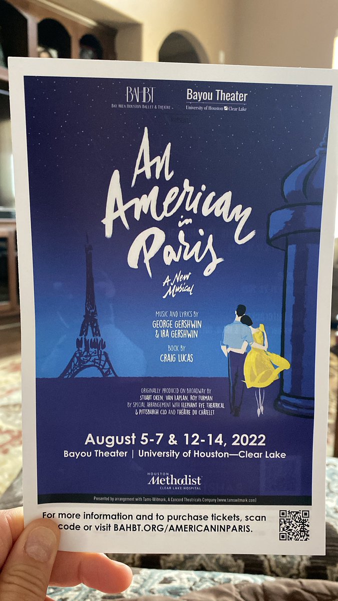 2 weeks til opening night! Get your tickets now! Bahbt.org/americaninparis #musical #Bayoutheater #anamericaninparis #dontmissthis #talent #houstontheater