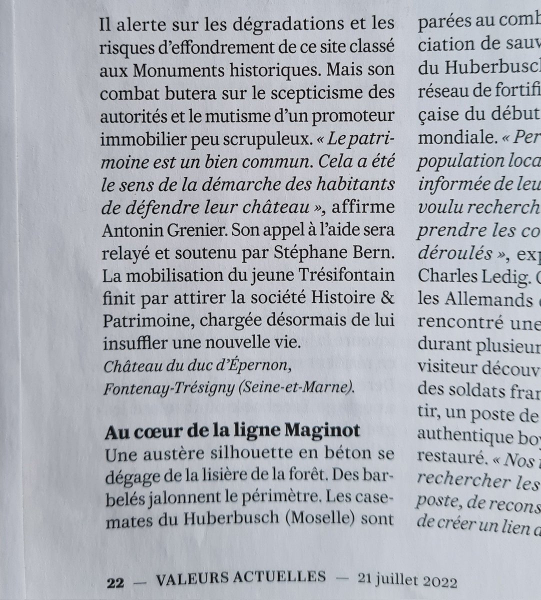 CEpernon's tweet photo. Voici l'article paru aujourd'hui consacré au château du duc d'Épernon dans le magazine "valeurs actuelles" https://t.co/Huz7mxAspm