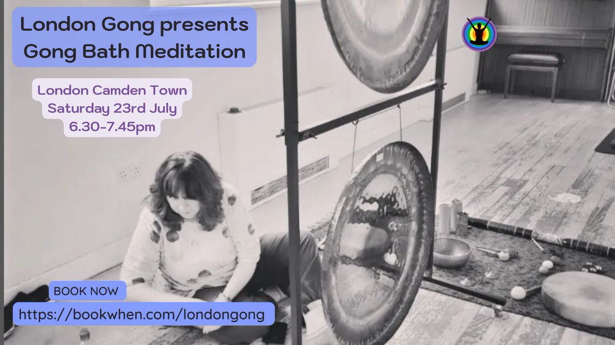 Gong bath meditation in London Camden Town on Saturday 6.30pm start.
Book now bookwhen.com/londongong

 #soundhealingmeditation  #londongong #londongong #camden #soundbath #gongbath #london #islington #whatsonlondon #gongwithOdette #stressrelief