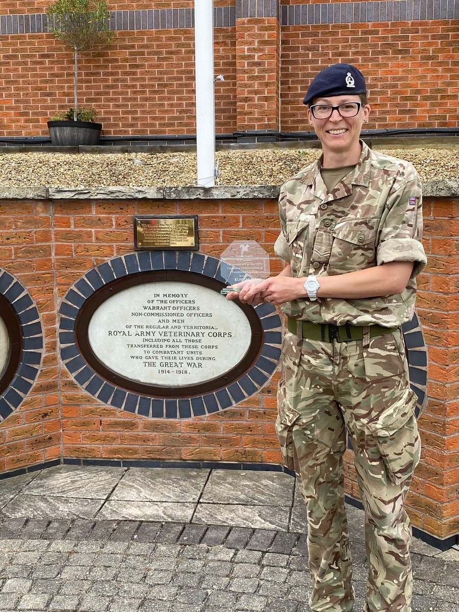 Official_DATR's tweet photo. Vehicle Search (VS) Course Top Student: Cpl Crawshaw (RAVC).
Cpl Crawshaw is a Veterinary Surgeon serving in the RAVC Reserves as a MWD handler. Well done Cpl Crawshaw!
#DATR #MWD #RAVC #RCVS #MilitaryWorkingDogHandler #VehicleSearch #Detection #ArmyReserve #TopStudent #Award https://t.co/vAFxJJOZFu