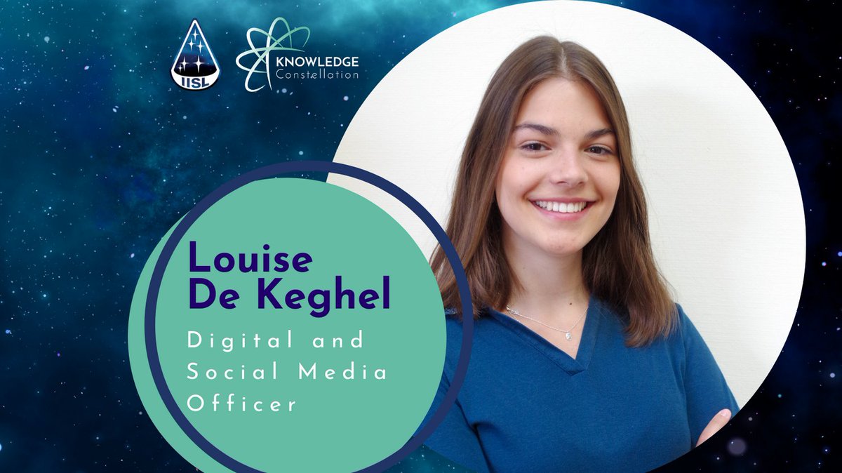 IISL_KC's tweet photo. ☀️ Happy Family Thursday! ✨
 
👩‍🚀  Please meet Louise De Keghel, our Digital and Social Media Officer!

#KnowledgeConstellation #IISL #KCbrightminds https://t.co/qQ2vCQmaBq