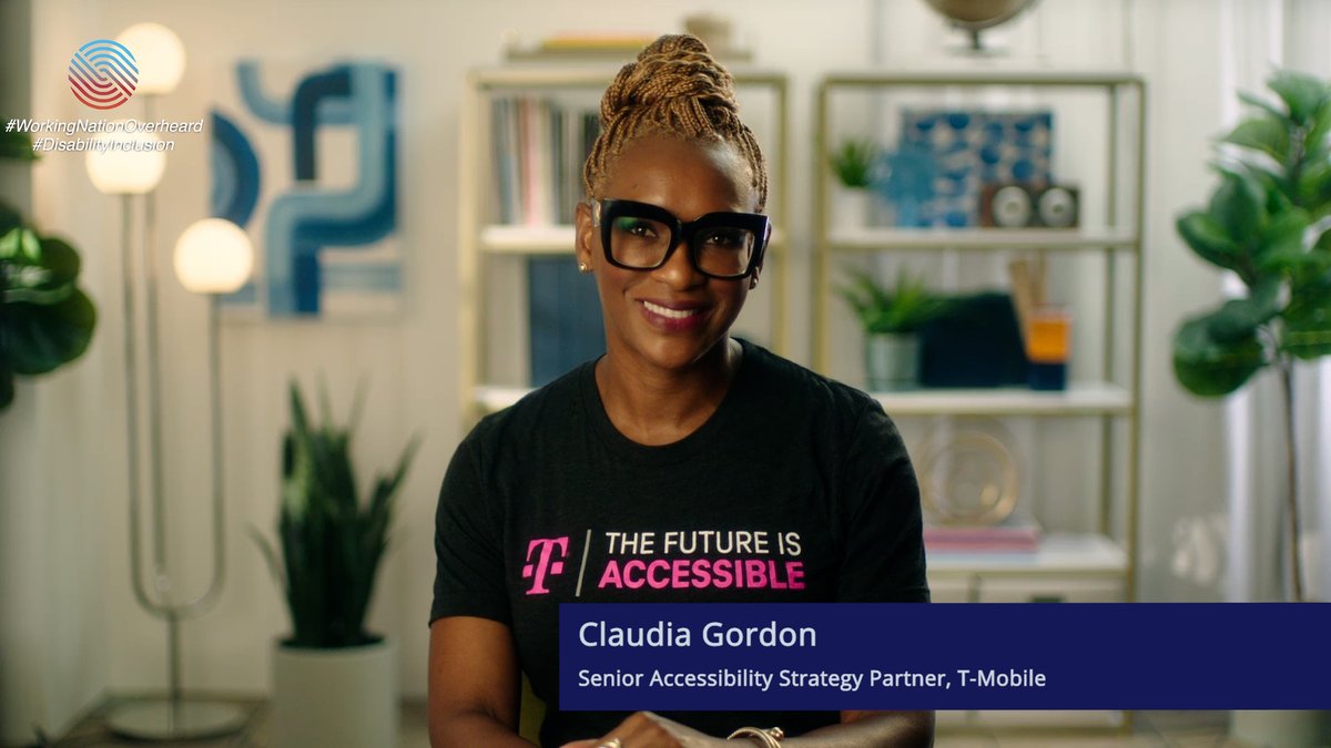What goes into fostering #accessibility and #disabilityinclusion at a company? <a href="/ClaudiaLGordon/">Claudia L Gordon Esq</a> described to #WorkingNationOverheard at the @DisabilityIN Global Conference how it’s being done where she works at <a href="/TMobile/">T-Mobile</a>. #AreYouIN?

Watch: youtu.be/W8oE7AooSYI