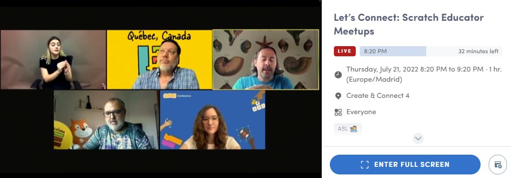 josemaqueda_'s tweet photo. Bona feina @andrestweetter explicant tot el que fem al #scratchEdMeetupBCN durant #scratchConference ! https://t.co/RBfWynBsi0