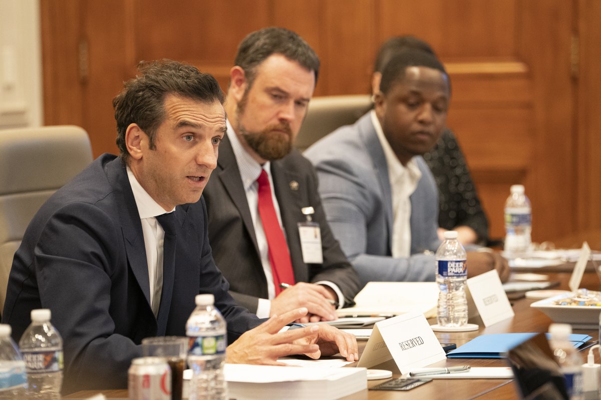 USChamberTech's tweet photo. Testifying on #nationalsecurity: Yll Bajraktari, @AiCommission #NSCAI; Terry Roberts, Founder and CEO, @WhiteHawk_Inc; @simeon_harvey, Founder and CEO, @AiSquared_; and @thedrake, Federal Chief Technology Officer @AccreteAI https://t.co/yquAEnTFn0