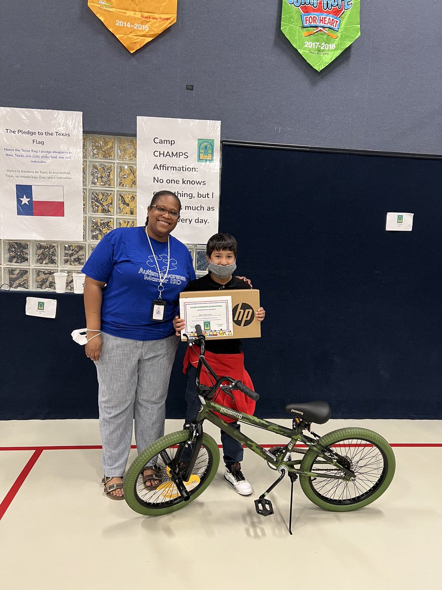 abooe5 (@abooe51) on Twitter photo Camp CHAMPS Champions of the week, week 5. We also have our bike and laptop winner and boy was he shocked. <a href="/ManorISD/">Manor ISD</a> @AlejandroGongo1 <a href="/OMESOwls/">Oak Meadows ES</a> <a href="/DeckerES/">Decker Elementary</a> <a href="/BGCA_Clubs/">Boys & Girls Clubs of America</a> Camp CHAMPS Champions of the week, week 5. We also have our bike and laptop winner and boy was he shocked. <a href="/ManorISD/">Manor ISD</a> @AlejandroGongo1 <a href="/OMESOwls/">Oak Meadows ES</a> <a href="/DeckerES/">Decker Elementary</a> <a href="/BGCA_Clubs/">Boys & Girls Clubs of America</a>