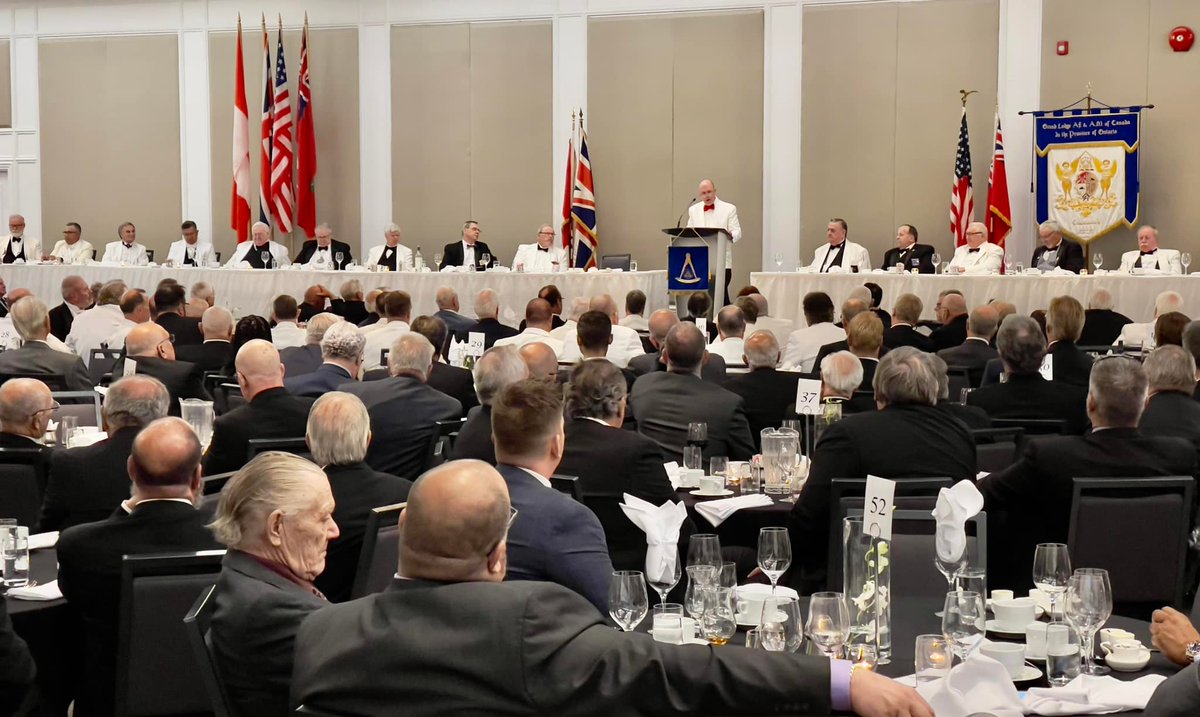 MasonicRadio's tweet photo. The Square Magazine #masonic update RT: @Niagara_A… #freemason #freemasonry #masons... I hope everyone is enjoying The Grand Lodge Annual Communication 2022. The Grand Master Banquet was well attended. #Freemasonry #GLCPOO #GrandLodgeCommunication202… https://t.co/xeupeVSBYr