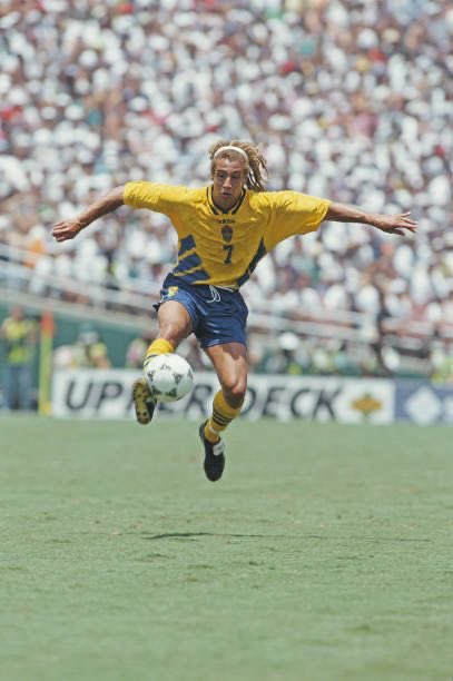 Henrik in action at the 1994 World Cup