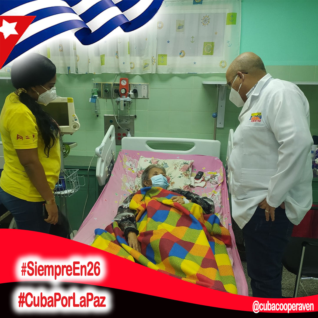 cubacooperaven's tweet photo. Este 26 de Julio, el ejército de batas blancas renueva el compromiso con los héroes de nuestra Patria de seguir construyendo una #Cuba libre e independiente.  

#CubaPorLaPaz #SiempreEn26 #CubaPorLaVida #CubaEsAmor 

@cubacooperaven @MINSAPCuba @PardoRegla @JosAnto54744901 https://t.co/jHsRVJRlff