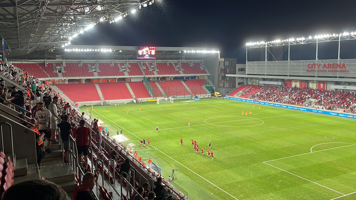 ibixix's tweet photo. @RalphDavies1 @NewtownAFC Home at Spartak Trnava. https://t.co/uzbn0y6bfF