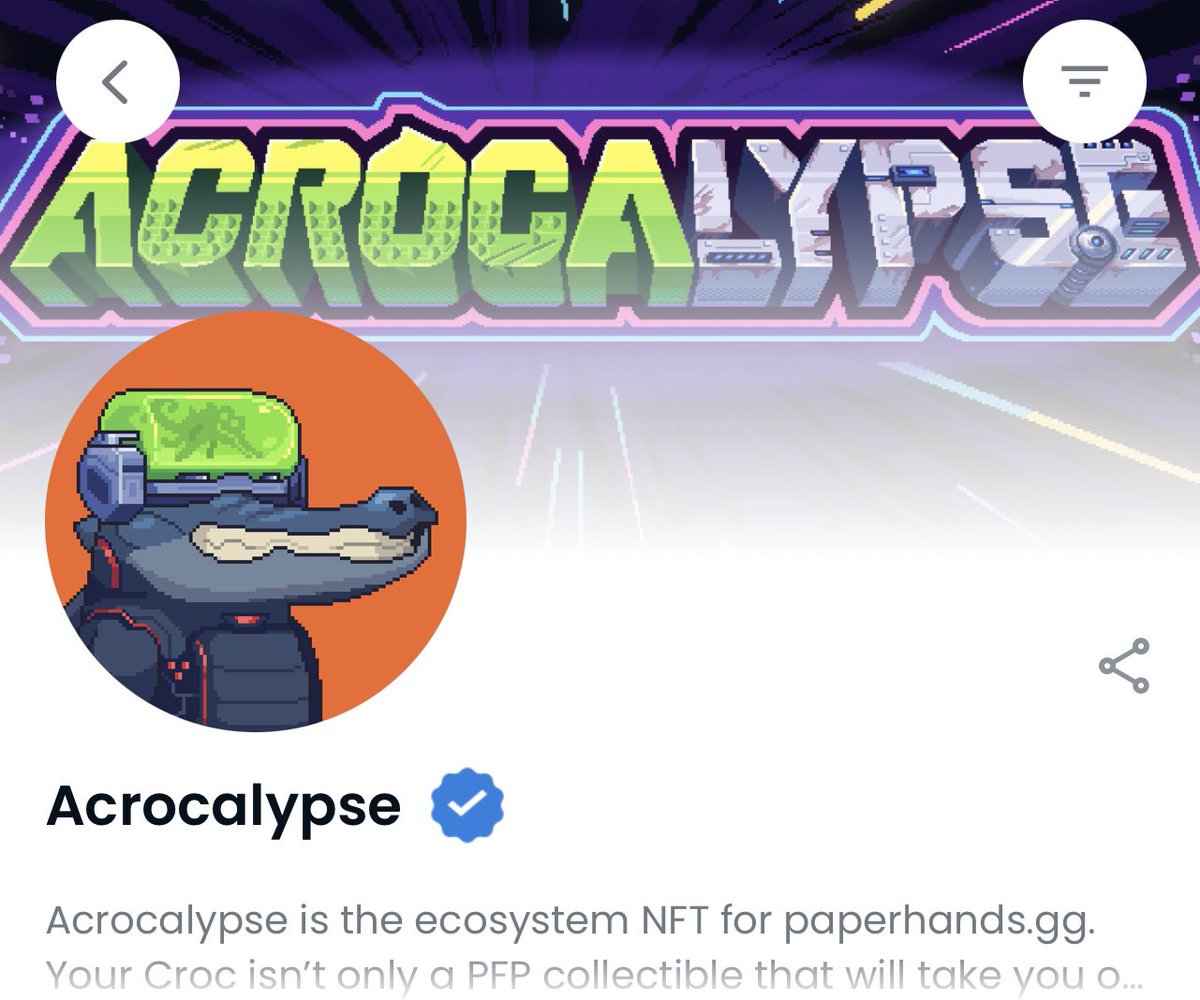 Degennft3's tweet photo. Looks like a blue check to me. Lfg @acrocalypseNFT https://t.co/BmnKdBm2qp