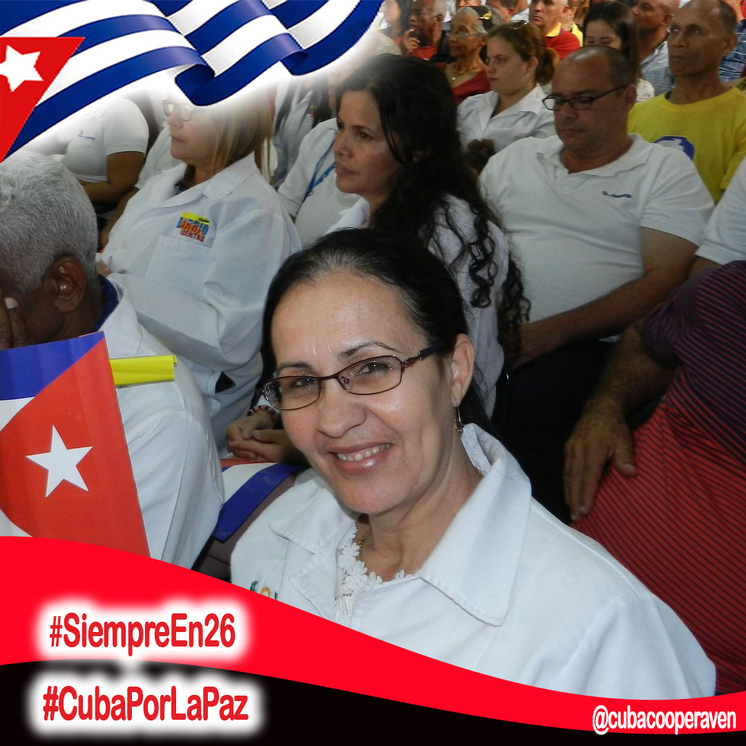 cubacooperaven's tweet photo. Estamos en el bando de los que aman y fundan, de los que trabajan todos los días para tener una Cuba cada vez más justa. 

#CubaPorLaPaz #SiempreEn26 #CubaPorLaVida #CubaEsAmor 

@cubacooperaven @MINSAPCuba @PardoRegla https://t.co/xDWOfjqFfs