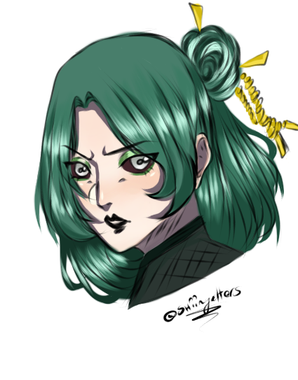 shiingahers's tweet photo. Furika 💚🛐✨🐸✨
New look ✨💚 Drawing !
which Clan (? )
help me join :'C
#NARUTOサンリオキャラドーナツ #narutoOc #Oc #Furika #drawing #shiingahers #SatokimashibaFC #NarutoShippuden https://t.co/tBCORXbnrw