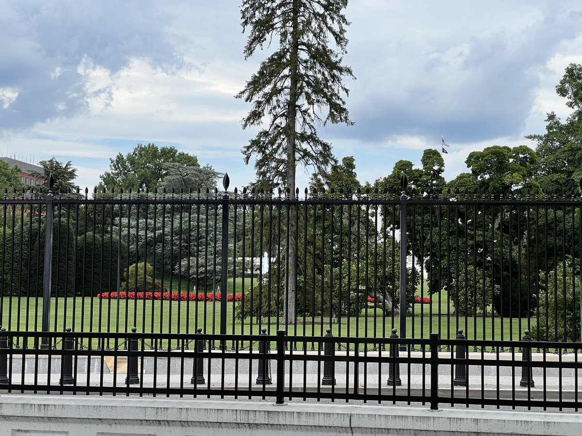 The White House garden is at my hotel.