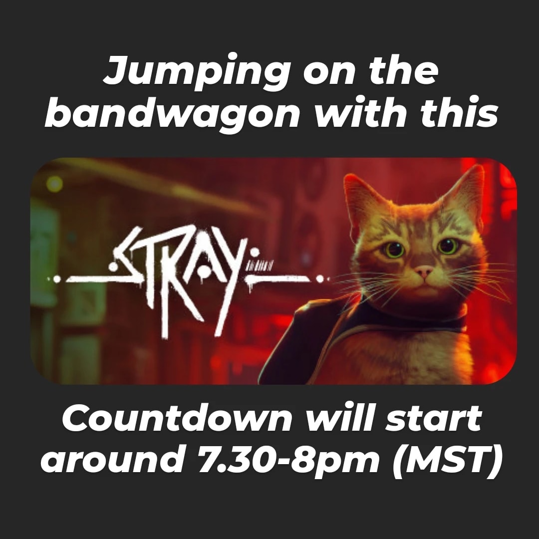 CaptMuffn's tweet photo. Because I have been waiting for this!!!
https://t.co/4OiX2UXgYx
¤
@twitch @everygirlgamer @EGG_Retweets
#TwitchStreamer #TwitchStream #TwitchTV #TwitchAffiliate #HavingFun #ChillingOut #SmallStreamer #GirlGamer #ThursdayNightStream #Stray #StraytheGame #BecauseKitty https://t.co/3fABhG9zL2