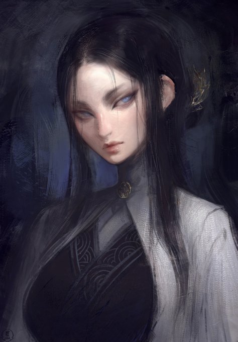 Pandora of Acheron portrait 
(paintover of previous work) 