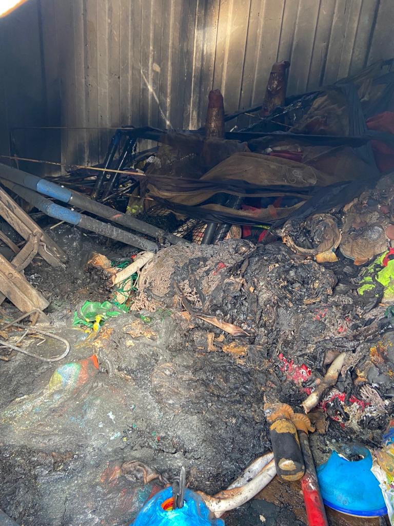 CefnFforestAFC's tweet image. Gutted this evening after all our hard work to rebuild the club over the past few years someone has set fire to our lock up leaving us with not even a football to our name, if anyone has any old equipment they’re getting rid of we would be extremely grateful. #TheVillage