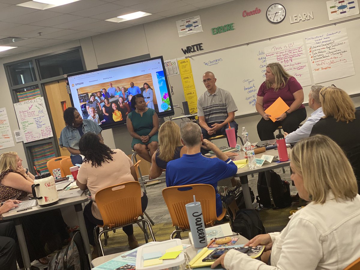 New principals learning from our First Year Principal Panel! #opsproud