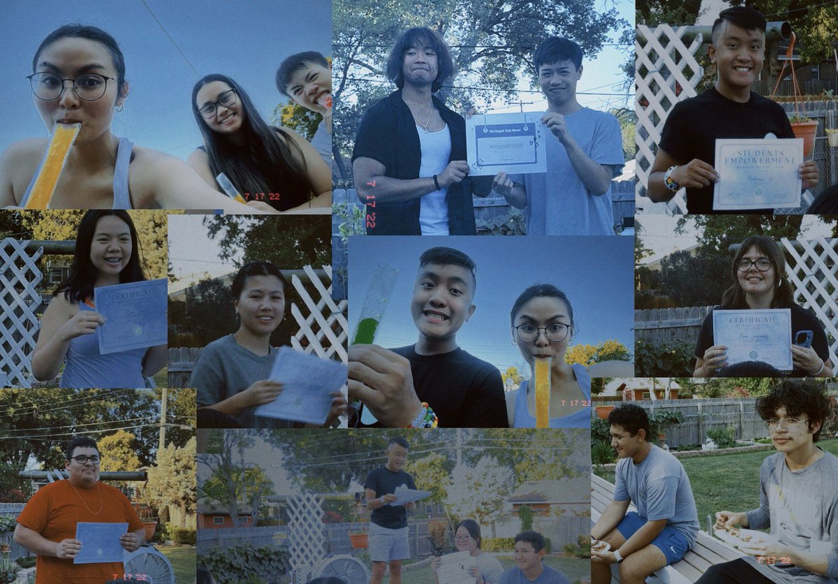 StuEmpowerment's tweet image. The team voted

Most likely to 
Richard - be late to meetings 
Tiffany T - get away with anything 
Kenny- win a Grammy/Tony/Oscar 
Truc - find a cure for cancer 
Daniel - fight aliens 
Tiffany N - take over the world 

Senior of the Year - Truc Dao 
Member of the Year - Andrew Le