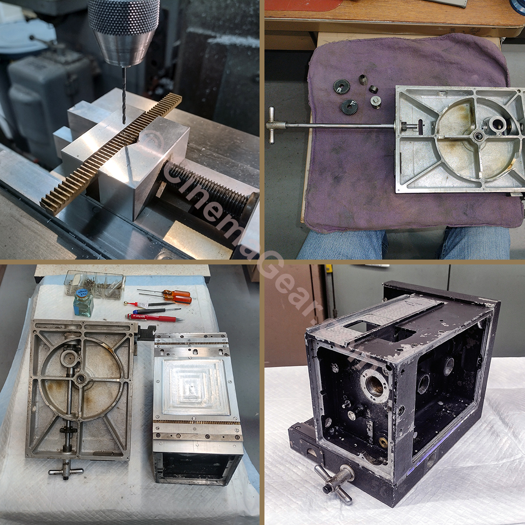 cineeng's tweet photo. True to my word, I struggled through the myriad of steps needed to get Mitchell 46 back onto its rackover L-base this week: https://t.co/sBhDN02s7I #cinemagear #35mm #camera #mitchellcamera #mitchellstandard #restoration https://t.co/bmma9my6tr
