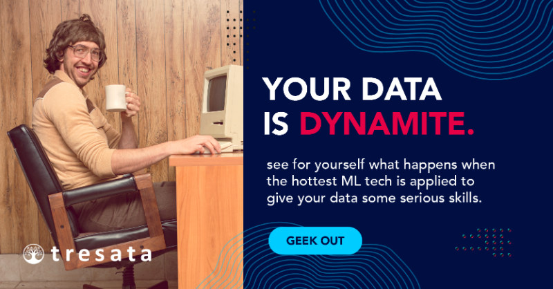 tresata's tweet photo. Start using 100% of your data, 100% of the time. Download our free eBook to learn more.