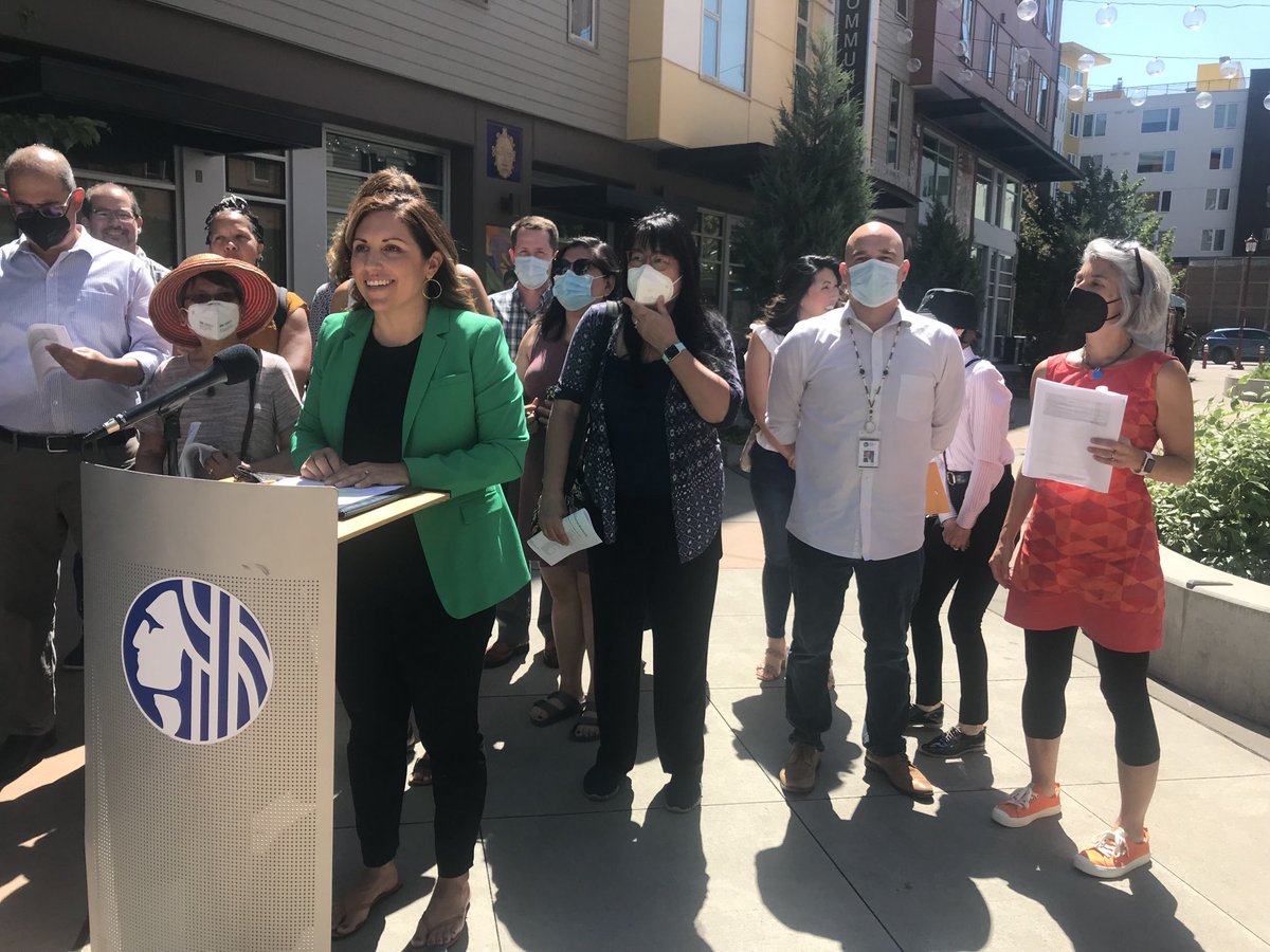 MarcStilesPSBJ's tweet photo. Seattle City Councilmember Mosquera today announced first round of JumpStart tax revenue funding - nearly $80M to build and preserve 1,769 affordable homes. Related: Seattle chamber this week dropped its appeal of the tax, she said. Story posting later @PSBJ. https://t.co/yao8T6WakC