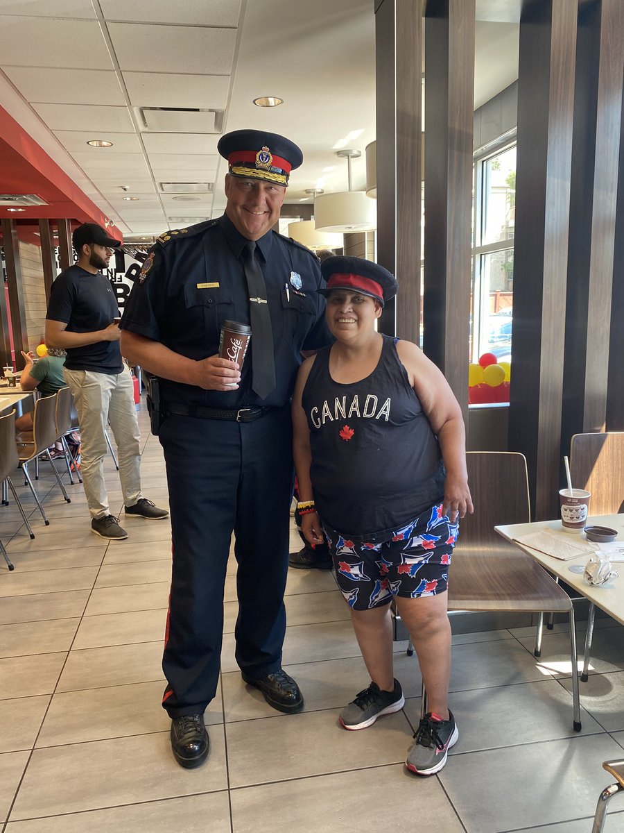 evanbrayshow's tweet photo. Another great #coffewithacop today at Rochdale @McDonalds.  Thanks to everyone who joined us and thank you to our hosts for the incredible refreshments! Watch for our next Coffee with a Cop coming to a neighbourhood near you! #community #visit #greatcoffee https://t.co/5vGHNo6hrU