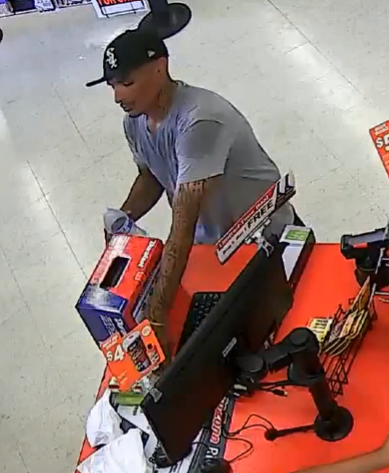 OKCPD's tweet photo. These two individuals used a credit card that didn't belong to them to make thousands in purchases across the south side of OKC. If you recognize either subject, contact Crime Stoppers. Your tip could lead to a cash reward! 405.235.7300/www.okccrimetips.com. Case # 22-48436 https://t.co/RsrLOUK4mV