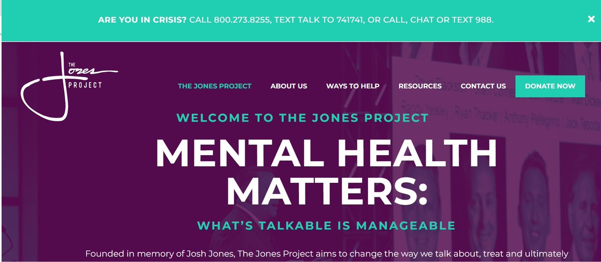 TeamTopHat1's tweet photo. Very excited to finally launch our new nonprofit's social media pages and website!  This is going to be a game-changer for teens who struggle with mental health.  Go ahead and give a quick RT and follow!
Twitter: @JonesProjectKS
Insta: @TheJonesProjectKS
https://t.co/vERbpADUU0 https://t.co/XcFUvIgaVL