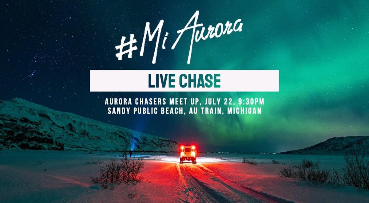 mfkaelin's tweet photo. Chance of Aurora in the U.S.! The Michigan Aurora Chasers are taking a chance with a #LiveChase on Friday in Michigan's Upper Peninsula!!! 💥🌎☄️😎
For details, visit our group or RSVP on Facebook: https://t.co/2LtfL2Fk3A
#MIAurora #puremichigan #AuroraChasers #NorthernLights https://t.co/vurJUKDGeS