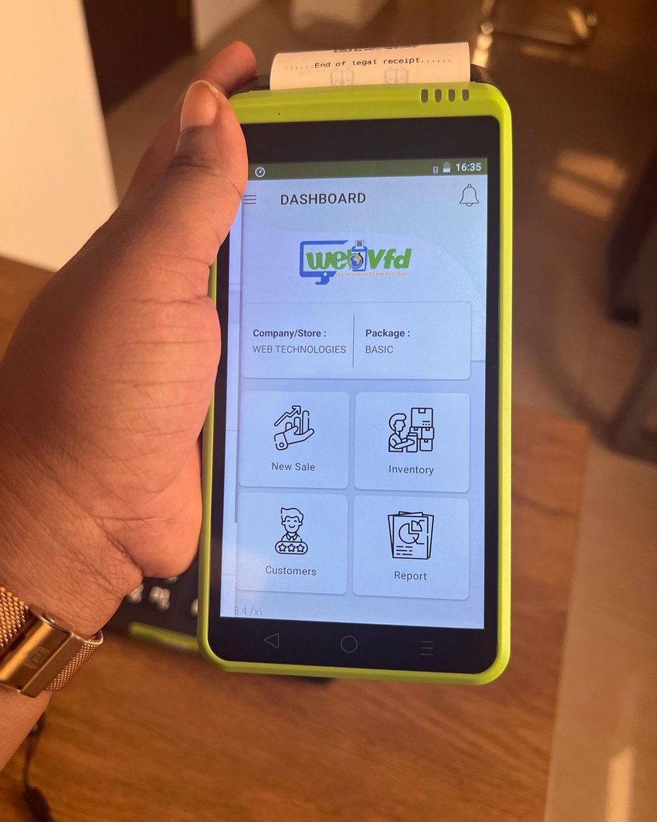WebVfd's tweet photo. Ukiwa na WebVfd unaweza kushare na kutoa risti za TRA kwa kutumia simu yako au POS device.
#simuyakorisitiyako #webvfd https://t.co/0CxFZHV9nO