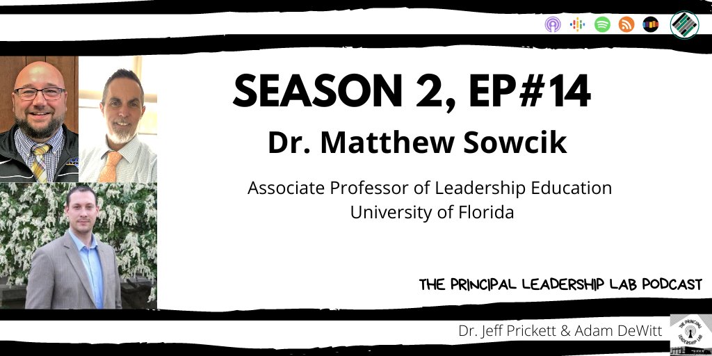 Dr. Jeff Prickett (@jdprickett) on Twitter photo Good People! We are back with another FANTASTIC conversation! Join us as we chat with <a href="/MatthewSowcik/">Matthew Sowcik</a>, Associate Professor at the University of Florida and author of “The H-Factor,” available on Amazon now!
<a href="/THSMr_Horner/">Mark Horner</a> #ThePLL #TeachBetter
teachbetter.com/principal-lead… Good People! We are back with another FANTASTIC conversation! Join us as we chat with <a href="/MatthewSowcik/">Matthew Sowcik</a>, Associate Professor at the University of Florida and author of “The H-Factor,” available on Amazon now!
<a href="/THSMr_Horner/">Mark Horner</a> #ThePLL #TeachBetter
teachbetter.com/principal-lead…