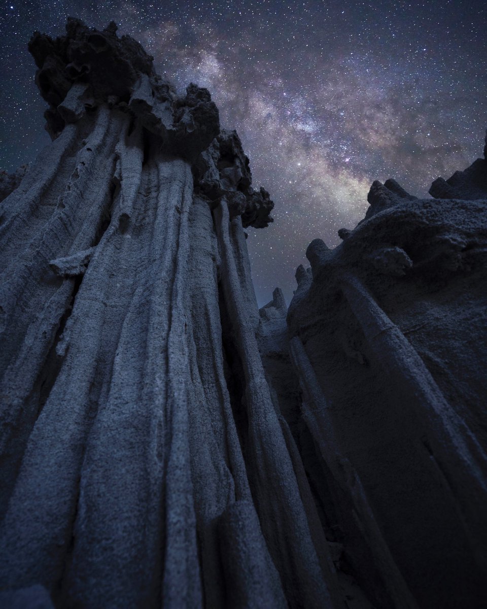 Milky Way towering above the tufas 🌌