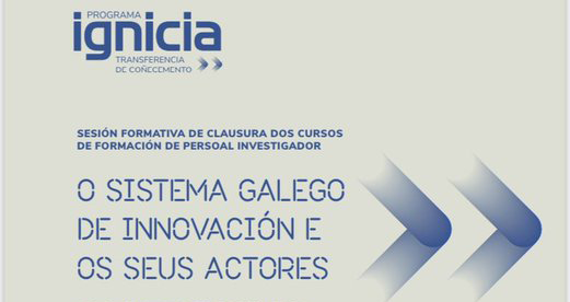 FundacionBarrie's tweet photo. Hoy hemos acogido la sesión de cierre de los cursos dirigidos a personal investigador del #ProgramaIgnicia con @axenciaGAIN. Contamos con el testimonio de actores del Sistema Galego de Innovación y reflexionamos sobre nuevas fórmulas para impulsar la transferencia de conocimiento https://t.co/3lt4NnonWE