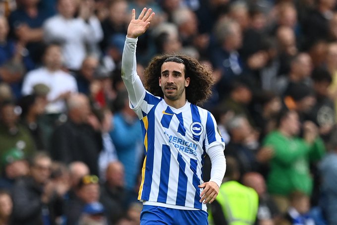 Brighton defender Marc Cucurella pushing for Manchester City move