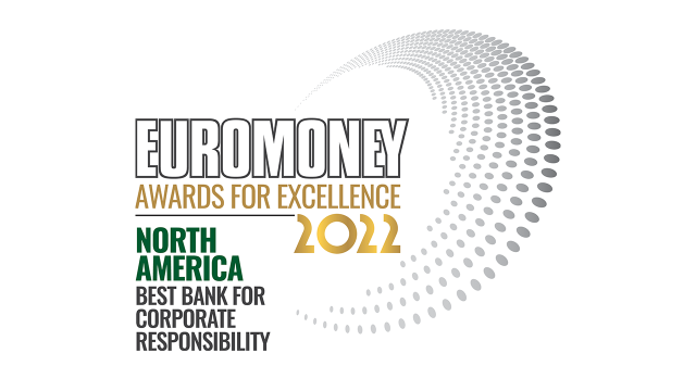 Euromoney named <a href="/BofA_News/">Bank of America News</a> as North America’s Best Bank for Corporate Responsibility. Proud to work for a company that makes a positive impact on some of the biggest issues affecting society. #AfEAwards bit.ly/3IZxIB2