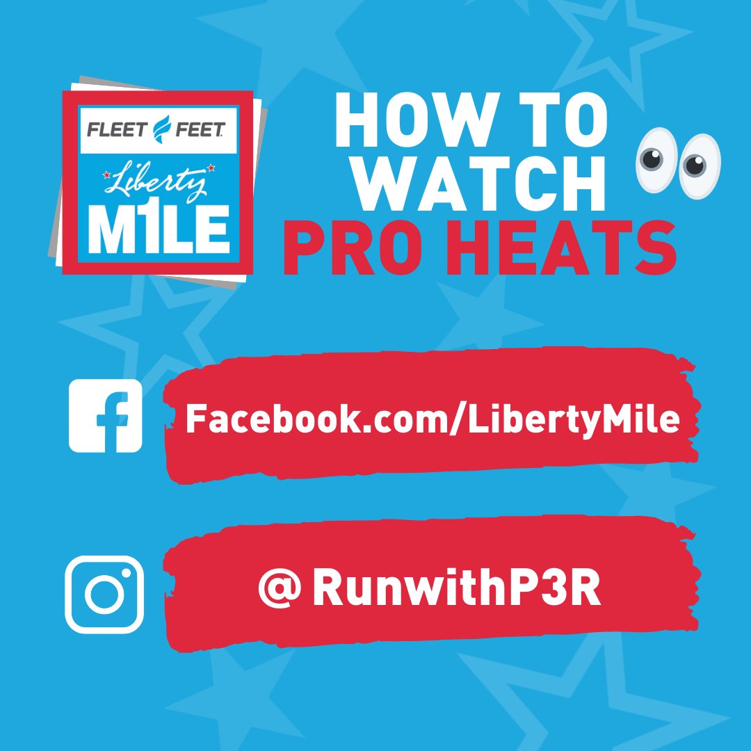 Want to watch the pros run at the @fleetfeetpitt Liberty Mile but can't make it downtown Friday night? 

Tune in on Facebook or Instagram at these links to catch the action‼️ The women's mile is slated to begin at 8 PM ET followed by the men's! 🏃‍♀️🏃‍♂️

#pittsburgh #libertymile