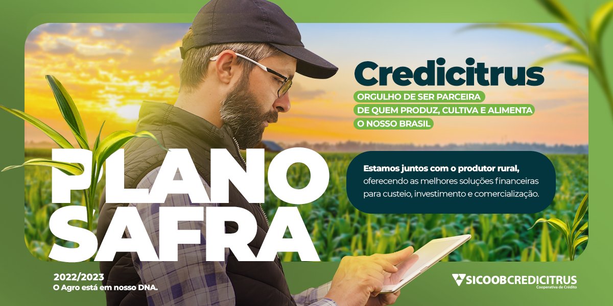 credicitrus's tweet photo. É tempo de produzir com mais união, segurança e sustentabilidade. Temos o agro em nosso DNA e estamos juntos com o produtor rural, oferecendo as melhores soluções financeiras para custeio, investimento e comercialização.
#Credicitrus #credito #investimento #custeio https://t.co/M0kRJp8L6h