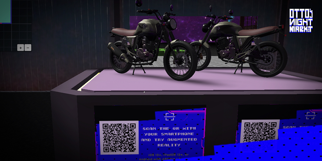 Otto_NightMarkt's tweet photo. You can also show off your 3D NFTs In the real world through augmented reality and share it with your friends!  Marvelous! #100Metaverses https://t.co/nWdZmlyiZS
