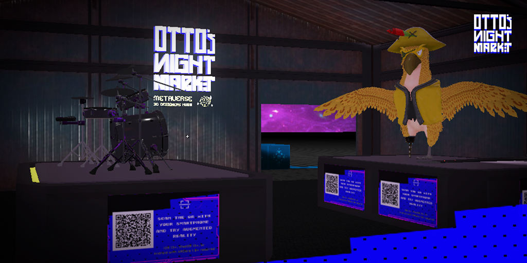 Otto_NightMarkt's tweet photo. You can also show off your 3D NFTs In the real world through augmented reality and share it with your friends!  Marvelous! #100Metaverses https://t.co/nWdZmlyiZS